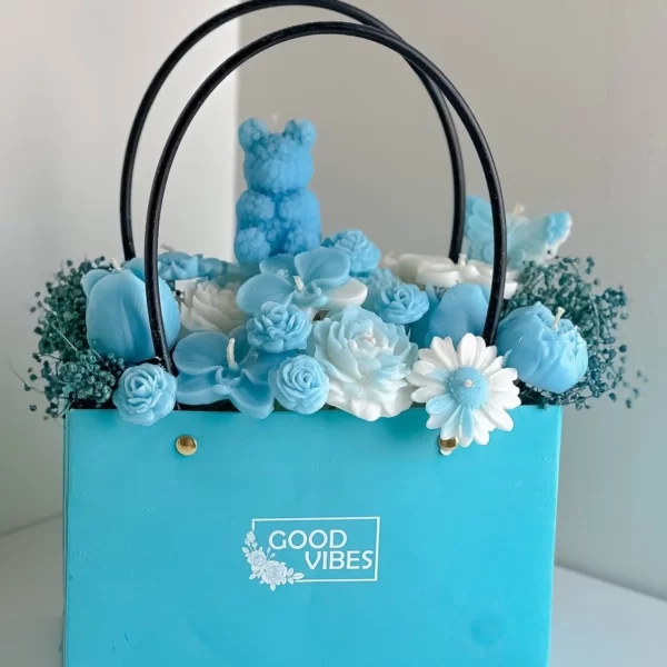 باکس گل شمعی بلو