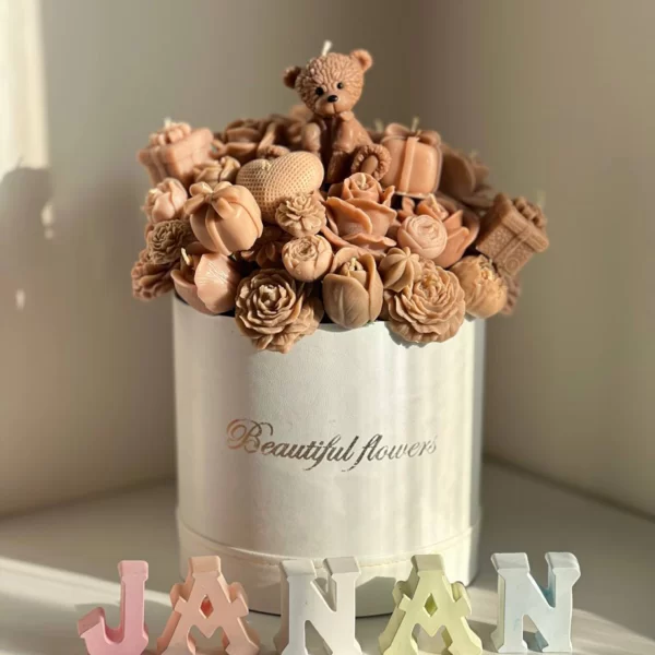 باکس گل شمعی موکایی