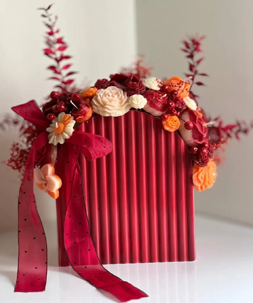 باکس گل شمعی آکلیا