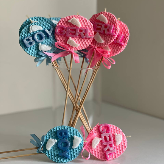 گیفت تعیین جنسیت موم عسلی