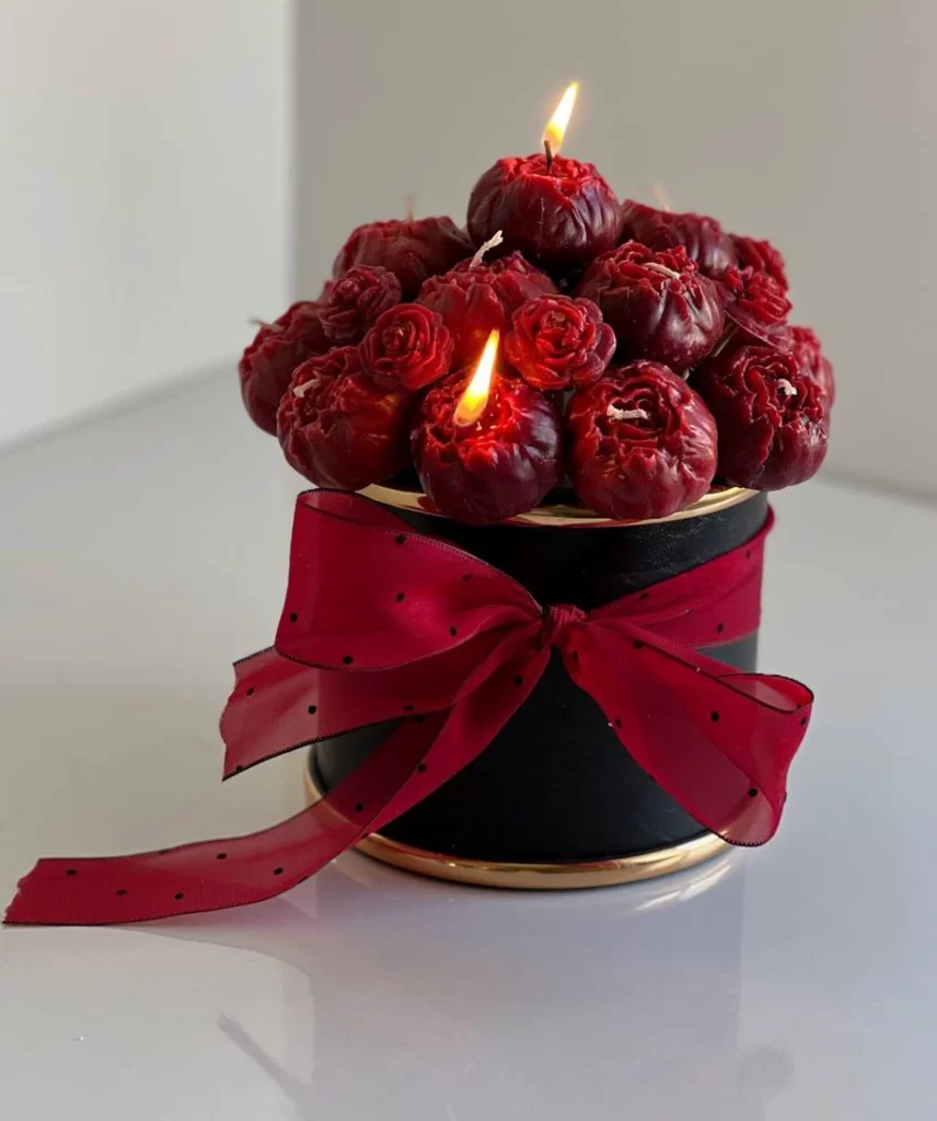 باکس گل شمعی جانان