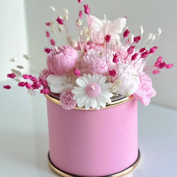 باکس گل شمعی شبنم